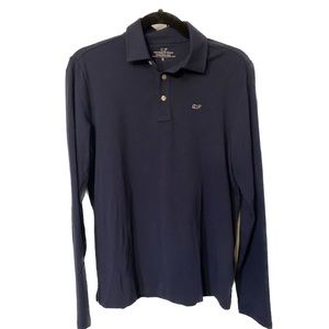 NEW with Tags Boys Vineyard Vines LS Jersey Edgartown Polo size XL Navy